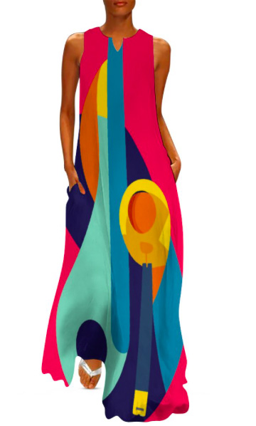 Puccelli Abstract designer dress